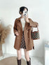 Double Breasted Short Trench Coat